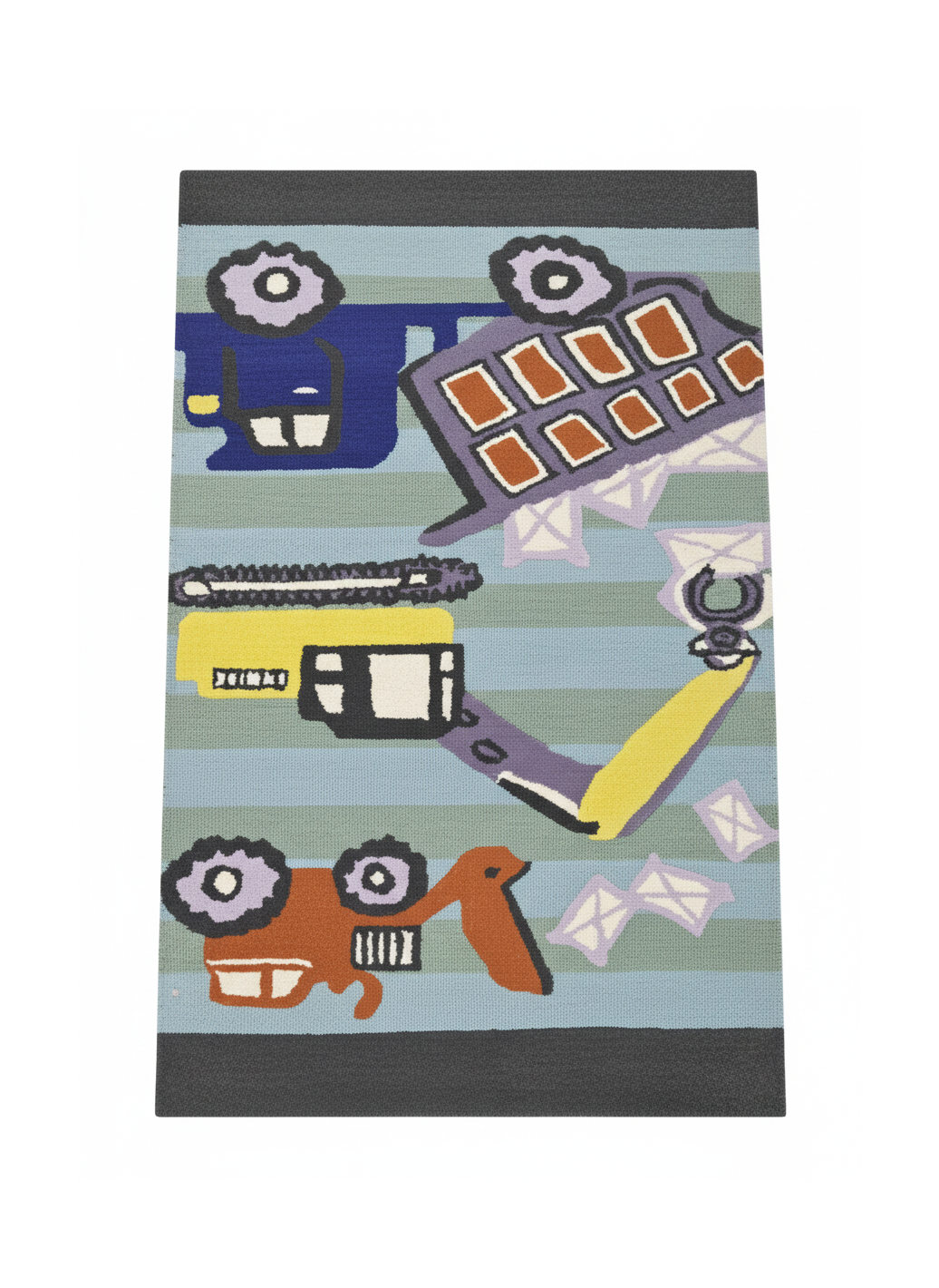 Modern Abstract Kids Rug